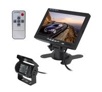 KIT MONITOR 7" POLLICI TELECAMERA . 18 LED RETROCAMERA CAMERA CCD RETROMARCIA