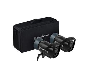 Kit Monoluce Elinchrom FIVE Doppio 522 Ws Batteria USB-C TTL HSS