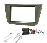 Kit Montaggio Adattatore Autoradio | Mascherina 2 DIN | Antenna, Cavo ISO e Chiavi per Smontaggio/Montaggio | Compatibile con Seat Altea, Altea XL, Toledo