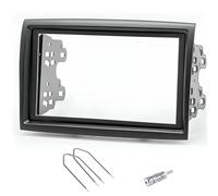 KIT MONTAGGIO AUTORADIO 2 DIN MASCHERINA STAFFE INSTALLAZIONE UNIVERSALE SUPPORT