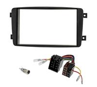 Kit Montaggio Autoradio, Mascherina 2 DIN, Cavo Adattatore Connettore ISO, Adatt