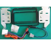 Kit montaggio autoradio per Nissan Juke dal 2010 mascherina 2 DIN + cavi