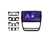 Kit Montaggio Autoradio Per Skoda Per Octavia 2 Per A5 2008-2013 Wireless CarPlay Android Auto Radio Car Intelligent Systems RDS BT DSP Din Autoradio Pannello Radio(V1 Plus (2GB 32GB))