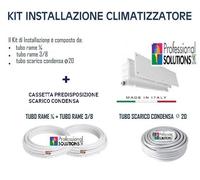 KIT MONTAGGIO CONDIZIONATORE DA 2 MT PREDISPOSIZIONE DA 7000 A 12000 BTU