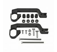 Kit Montaggio Manopole con Staffe in Alluminio Anodizzato E Viti Resistenti per Protezione Leva Freno Fissaggio Universale Adatto Uso Fuoristrada