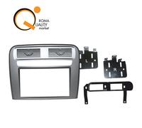 MASCHERINA AUTORADIO 2 DIN FIAT GRANDE PUNTO KIT PER RADIO EURO E CINA. SILVER