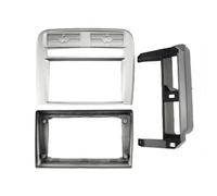 Kit Montaggio Pannello Cruscotto Autoradio Android Con Adattatore Canbus 9 Pollici Per Fiat Per Grand Per Punto 2005-2009 Per Linea 2007(Argento,Frame)