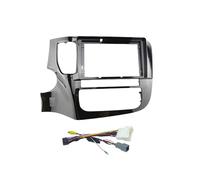 Kit Montaggio Pannello Radio Cruscotto Adattatore Telaio Auto 9/101 Pollici Per Mitsubishi Per Outlander 2012 2013 2014 2015-2018 cornice fascia radio stereo(Cavo telaio LHD12-18-1)