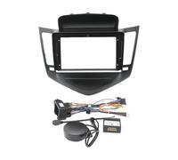 Kit Montaggio Per Cruscotto 9 Pollici 2DIN Per Chevrolet Cruze 2009-2014 Cornice Per DVD Adattatore Audio Pannello Rivestimento Lettore Radio(Black Frame Canbus)