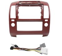 Kit Montaggio Per Cruscotto Autoradio Android Con Adattatore Per Nissan Per Navara D40 Per Frontier Per Pathfinder 2004-2014 9 Pollici 22,86 Cm(Full Set red)