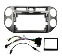 Kit Montaggio Per Cruscotto Con Adattatore Per Cornice Auto Da 9 Pollici, Decoder Can-Bus Radio Android Per VW Per Tiguan 2011-2015(Grey Cable Canbus)
