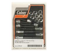 Kit montaggio pompa olio stile cappuccio 92-99 Big Twin excl TC Colony cromo