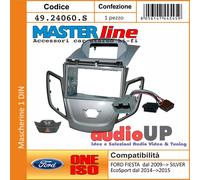KIT MONTAGGIO RADIO FORD FIESTA 2009> MASCHERINA, GABBIA, CUPOLINO, TASTO FRECCE