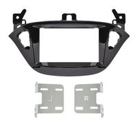 KIT MONTAGGIO STEREO MASCHERINA AUTORADIO OPEL ADAM 12> CORSA E NERO OPACO 2 DIN
