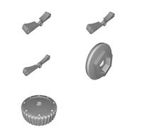 Kit Morsetti Livellamento Piatto per Anycubic Kossel Plus Delta Stampante 3D