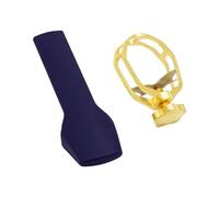 Kit Morsetto Per Bocchino Per Sax Contralto Bocchino In Metallo Cappuccio Protettivo Con Clip Cava In Rame Nudo Accessori Per Strumenti A Fiato