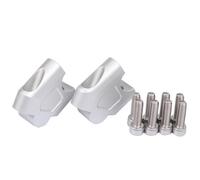 Kit Moto Manubrio Riser Per VOGE Valico DS525X 525DSX DSX525 525 DSX DS X Bar Risers Mount Adapter Clamp Rialzato Riser Manubrio Moto(Argento,3.5mm)