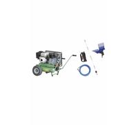 Kit motocompressore Enercomp Hp 4,8 compressore abbacchiatore tubo asta e manica