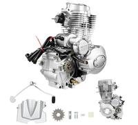 Kit Motore ATV a 4 Tempi da 250 CC e 200 CC, monocilindrico, raffreddato ad Aria, Motore Verticale con Trasmissione a 5 velocità, Adatto per Dirt Bike ATV 14 CV