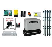 Kit Motore Automazione Cancello Scorrevole Automatico Con 5 Mt Cremagliera 230V