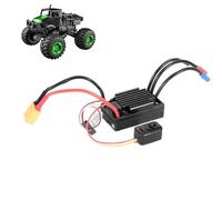 Kit Motore Brushless per Auto RC Regolatore Universale Impermeabile Senza | Motore Brushless Crawler RC per Elicotteri Controllo Induzione Test Auto Aerei Barche Aeroplani Veicoli da Corsa XT60 nero