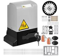 Kit Motore Cancello Scorrevole 600kg Automazione Centralina Apricancello 370W