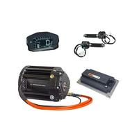 Kit motore centrale 72V con controller EM200-2SP for moto elettrica QS138 90H 4000W V3 cambio 1:2,35