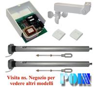 KIT MOTORE CENTRALE ANEMOMETRO E PULSANTIERA PER AUTOMAZIONE 2 TENDE DA SOLE