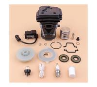Kit motore con puleggia, molla, guarnizione del pistone cilindro da 42 mm, adatto for motoseghe a benzina 445 445E, sostituzione