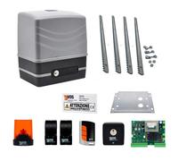 Kit Motore Kv6 230V Per Cancello Scorrevole Automatico 4 Mt Cremagliera Zincata