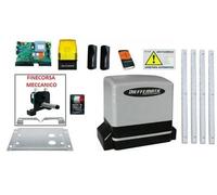Kit Motore Kv6 230V Per Cancello Scorrevole Automatico 4 Mt Cremagliera Zincata