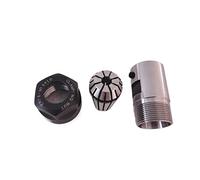 Kit motore mandrino CNC 1 pcs morsetto motore mandrino C20 ER16 32L 8mm +1pcs ER16/1mm -10mm Collet per fresatrice per incisione con router CNC(Size:8MM 1.5mmChuck)