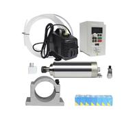 Kit motore mandrino raffreddato ad acqua CNC 2,2 kW ER20 110/V 220/V + MINI inverter VFD for fresatrice for lavorazione del legno(110/V Kit)