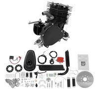 Kit motore per bicicletta da 110 cc a 2 tempi, kit completo di conversione motore a benzina per bicicletta, include CDI, carburatore, scarico, serbatoio, catena, per 26-28 pollici, kit di conversione