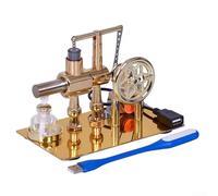 Kit motore Stirlings, Generatore di motore monocilindrico ad aria calda, Motore del generatore di elettricità dei motori a cilindro singolo Stirlings