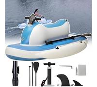 Kit motorizzato gonfiabile per moto d'acqua, con elica senza spazzole da 500 W, 10 impostazioni di velocità, batteria da 10000 mAh, per SUP Board/Kayak/Snorkeling Adventures