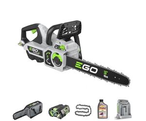 KIT MOTOSEGA EGOPOWER CS 1614E CON BATTERIA 5 AH + CARICABATTERIA RAPIDO