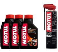 Kit Motul 7100 15w50 3LT + OMAGGIO MC Care C1 Chain Clean