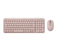 Kit mouse e tastiera compatta Bluetooth® Logitech MK250 in Rosa, MK250
