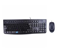 KIT MOUSE E TASTIERA MK120 USB CABLATO ADESIVI PREAPPLICATI DE TEDESCO QWERTZ
