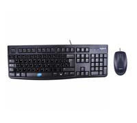 KIT MOUSE E TASTIERA MK120 USB CABLATO ADESIVI PREAPPLICATI ES SPAGNOLO QWERTY