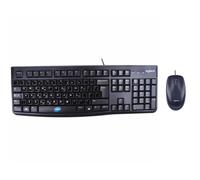 Kit Mouse E Tastiera Mk120 Usb Cablato Adesivi Preapplicati Gr Greco Qwerty_