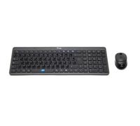 KIT MOUSE E TASTIERA WIRELESS + ADESIVI LAYOUT FRANCESE FR PREAPPLICATI