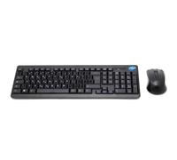 Nilox Kit Tastiera + Mouse Wireless 2.4G Compatto 1000 DPI Layout Italiano Nero