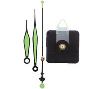 Kit Movimento Orologio Fluorescente Silenzioso per Orologi al Quarzo | Luce Verde Chiara, Plastico Liscio, Facile da Montare, per Stanze Buie e Progetti Fai da Te