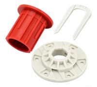 Kit mozzo di azionamento cestello lavatrice, per mozzo rotore e boccole, parti di ricambio per vari modelli di rondelle, rosso (set)