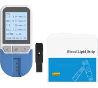 Kit Multifunzione 5 In 1 Per Il Test Del Colesterolo, Analizzatore Digitale Dei Lipidi Nel Sangue Con 25 Strisce, Misura Tc, Tg, Hdl E Ldl, Con Memoria Per 200 Set Per Lautomonitoraggio