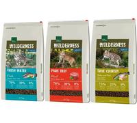 Kit Multigusto 3x7KG Real Nature Wilderness Cat SALMONE POLLO MANZO