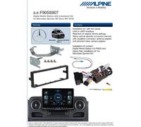 Kit multimediale Alpine ILX-F905D Halo9 per Mercedes Sprinter 907 serie dal 2...