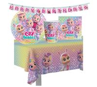 Kit n.13 per festa di compleanno cry babies Magic Tears ideale per addobbare la sala del tuo compleanno e decorarlo con gadget a tema